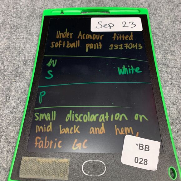 Under Armour Cropped Softball Pants Womens S Small White Fitted HeatGear - Picture 13 of 14